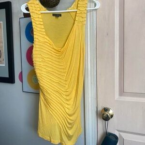 Yellow Sleeveless Top